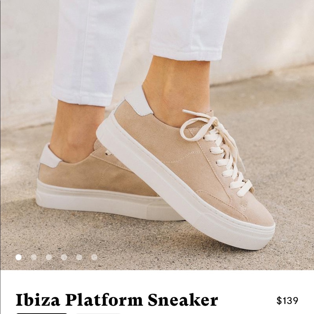Soludos Ibiza Platform Sneaker in Sand